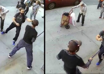 VIDEO. Agression gratuite d'un nonagénaire par un lâche