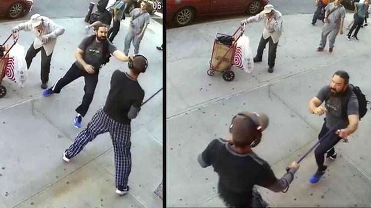 VIDEO. Agression gratuite d'un nonagénaire par un lâche