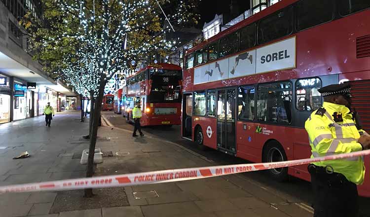GB : l'incident à Oxford Street traité comme étant de nature « terroriste » (vidéo)
