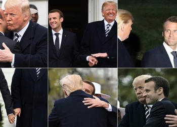 VIDEO. « L’Affaire des Mains » Macron et Trump a fait le délice des humoristes