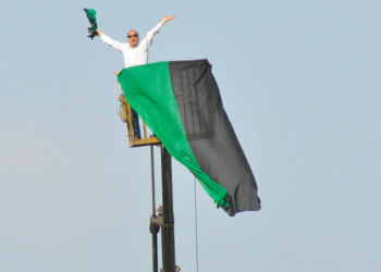Interdit de stade, il loue une grue pour assister au match