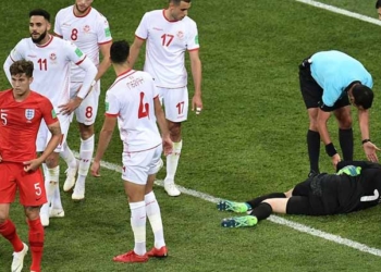 Mondial-2018: Hassen, le gardien de la Tunisie, quitte le Mondial sur blessure