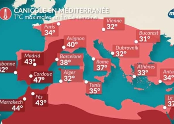 Canicule en Europe : près de 50°C attendu en Espagne et au Portugal !