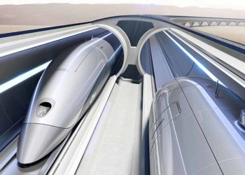 Le train du futur à l'essai dans un village du limousin en France