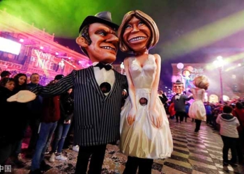Carnaval de Nice : de nombreuses effigies de célébrités sur des chars