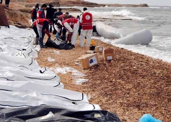 Libye: Les corps de 55 migrants repêchés après un naufrage