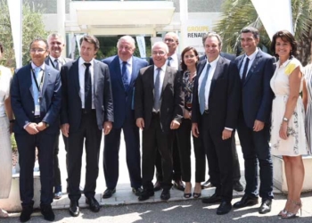 Renaud Muselier avec une délégation de la Région PACA en Tunisie