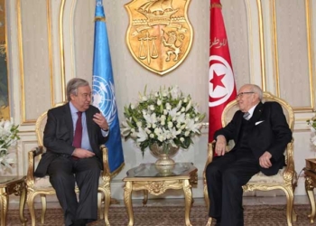 Le Secrétaire Général de l’ONU : le Président Béji Caïd Essebsi était « un grand homme d’État »