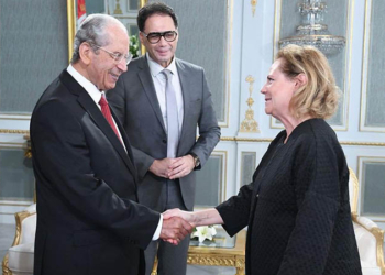 Tunisie : Mohamed Ennaceur reçoit la directrice du Colisée de Rome