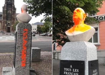 Un buste du général De Gaulle vandalisé dans le Nord de la France