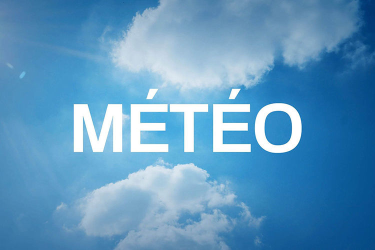 Météo - Légère baisse des températures et temps peu nuageux